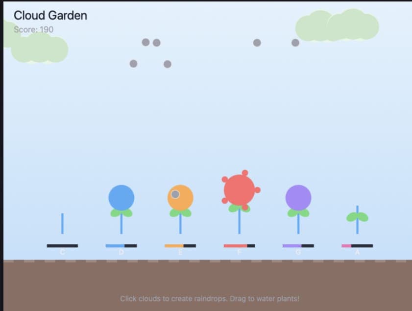 Cloud Garden - Free Online Game