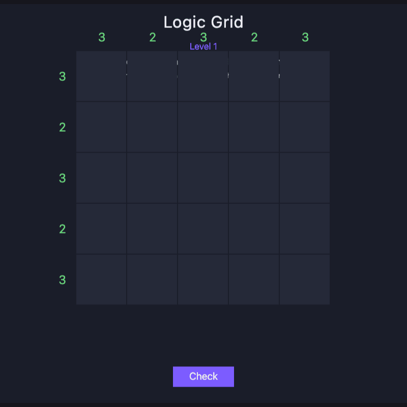 Logic Grid - Free Online Game