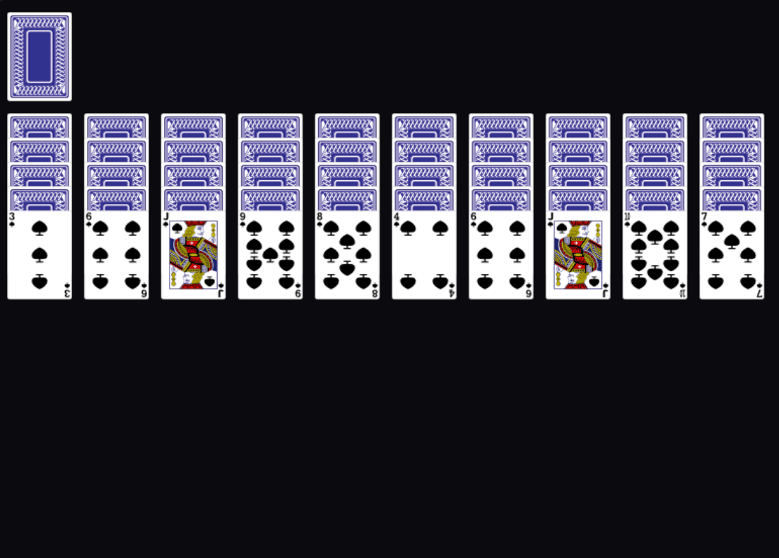 Spider Solitaire - Free Online Game